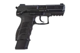 Heckler and Koch semi-automatic 9mm handgun, black.